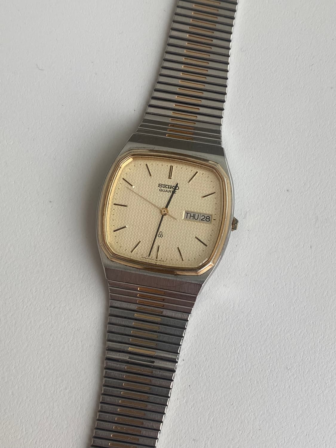 Seiko 세이코 콤비 쿼츠 데이데이트 상품이미지1