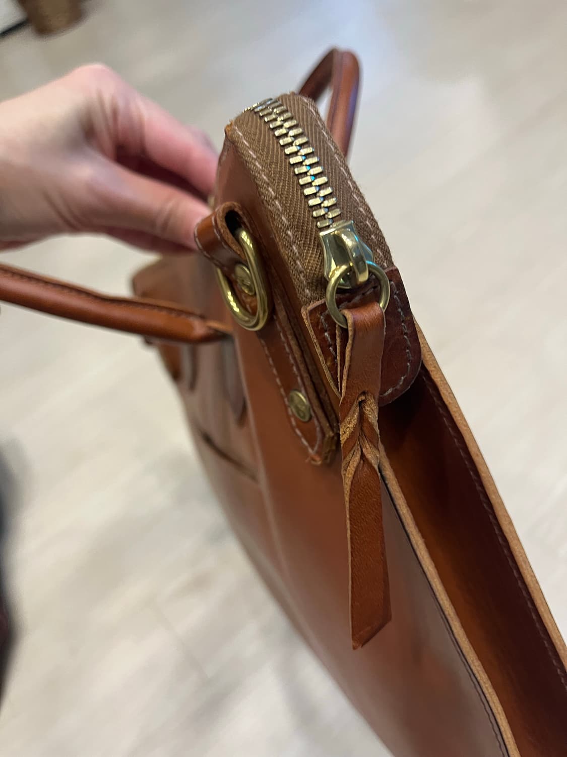 일비종떼 가죽 브리프케이스 상품이미지6