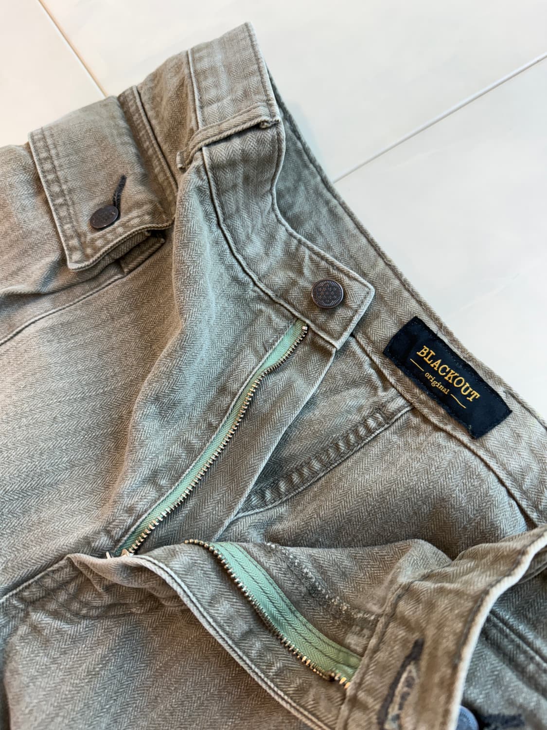 블랙아웃 B44 밀리터리 HBT 몽키팬츠 L 상품이미지3