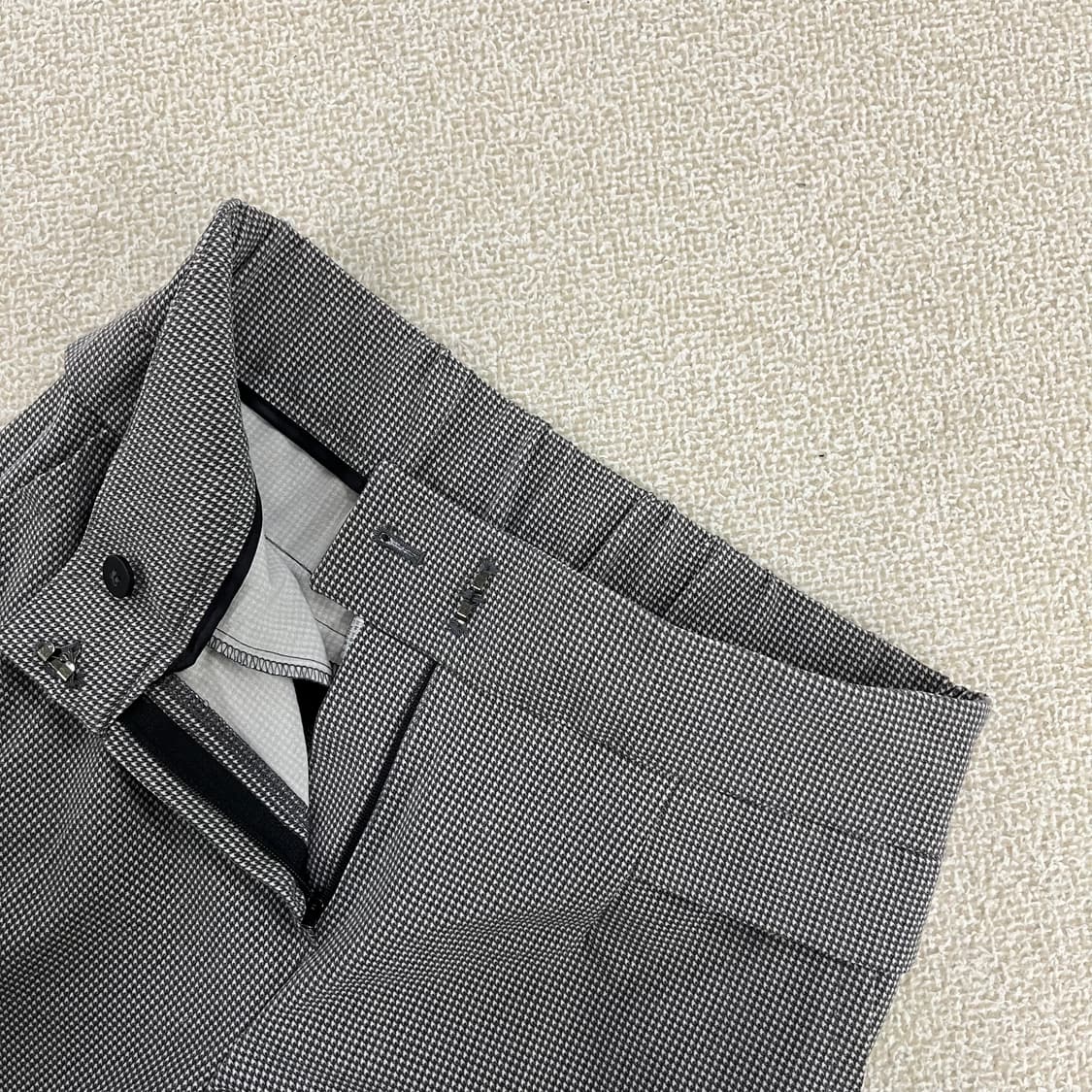 55 꼼빠니아 하운드체크 슬랙스 바지 0122M2 상품이미지2