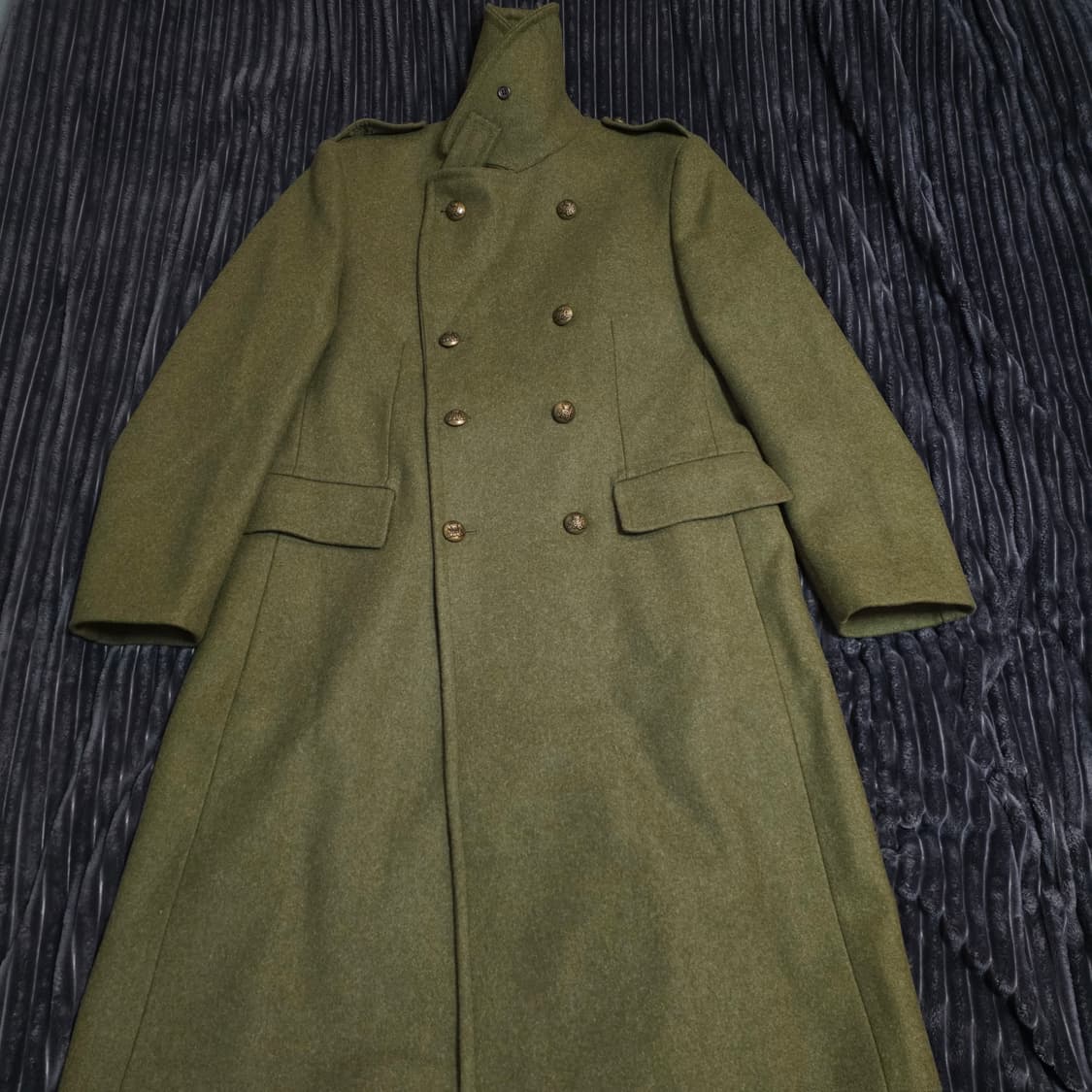 폴로 이태리메이드 그레이트 오피서코트 카키 42R 상품이미지2