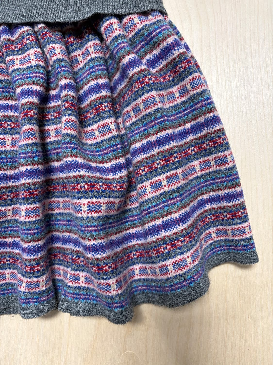 노르딕 울 레이어드 스커트 상품이미지3