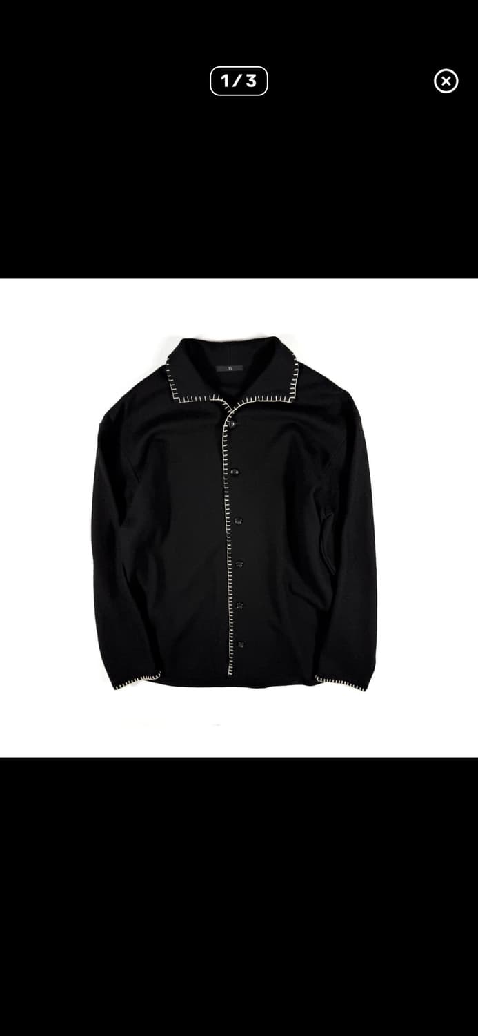 Y's 요지야마모토 스티치 울 자켓 상품이미지1