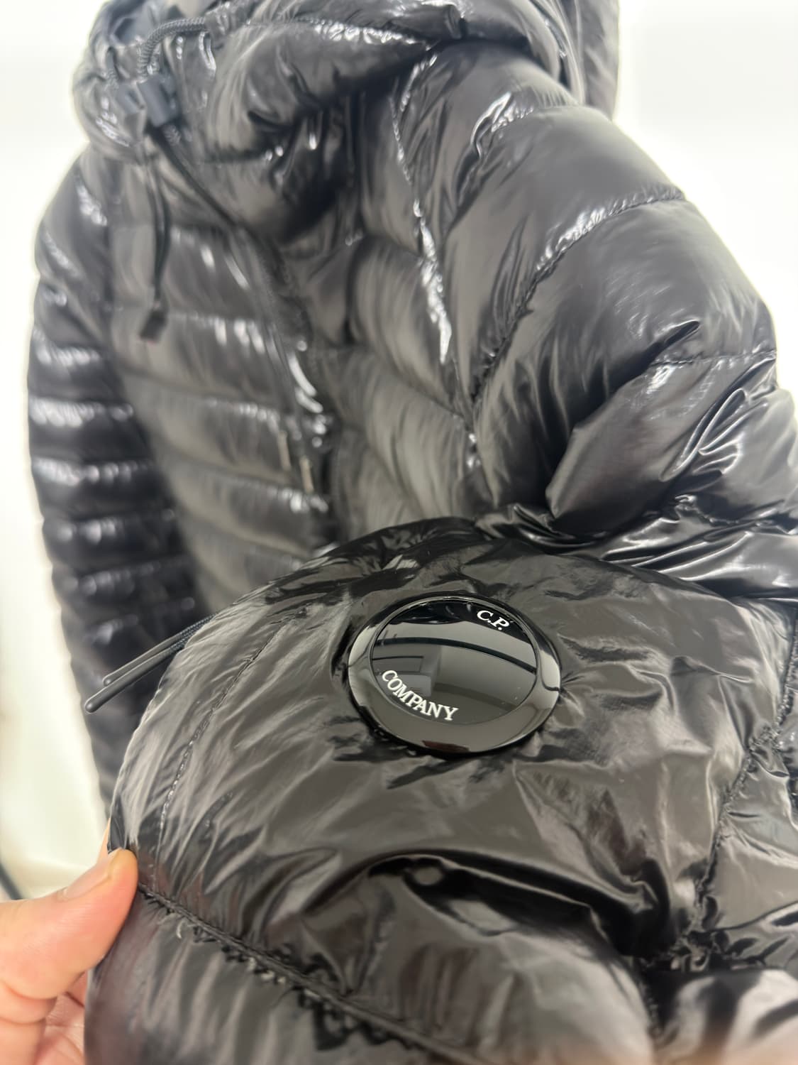 [50size(L~XL)] CP컴퍼니 디디쉘 DD쉘 렌즈 경량패딩 블랙 상품이미지2