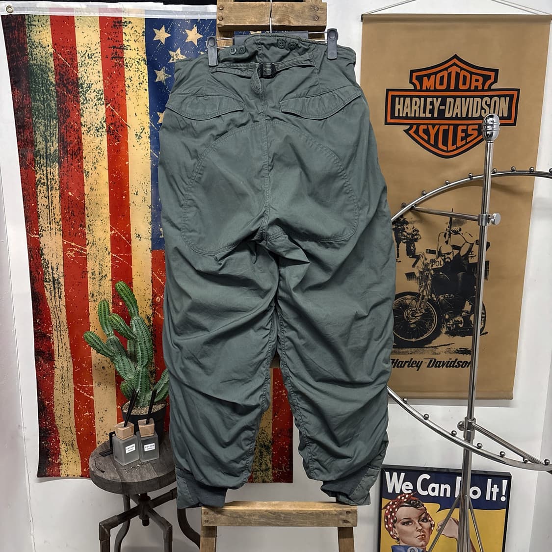 80s 오리지널 공군 F-1B ECW 플라이트 방한 팬츠 N700 상품이미지2