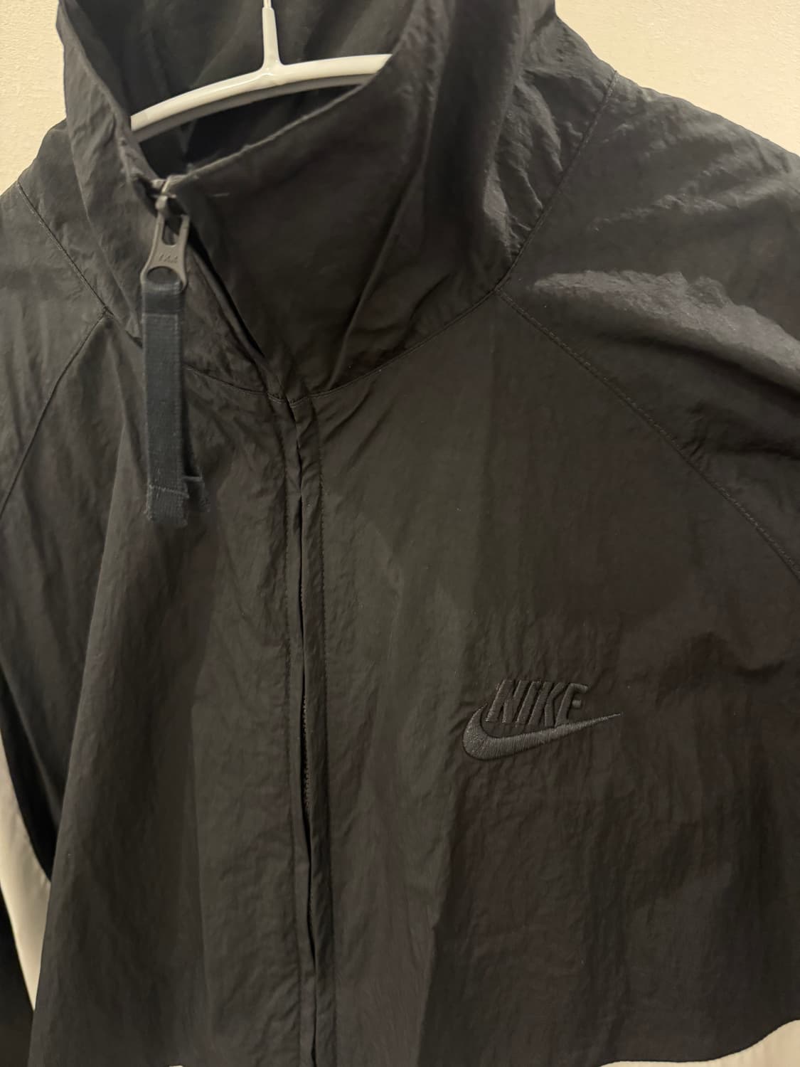새상품)나이키 NSW 빅 스우시 우븐 자켓 블랙 - 아시아 XL 상품이미지4