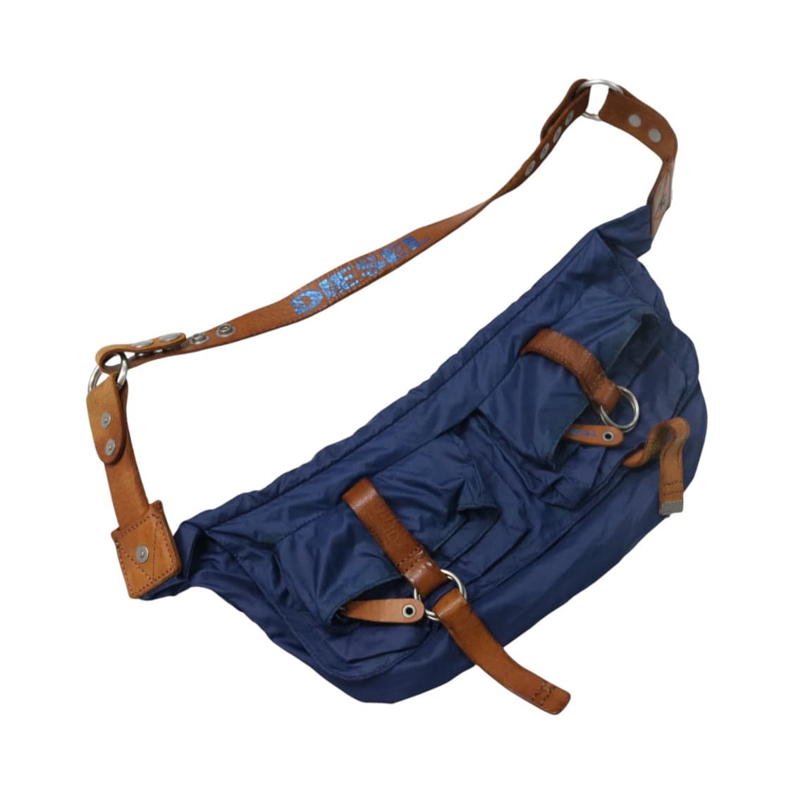 디젤 나일론 레더 배색 숄더백 상품이미지1