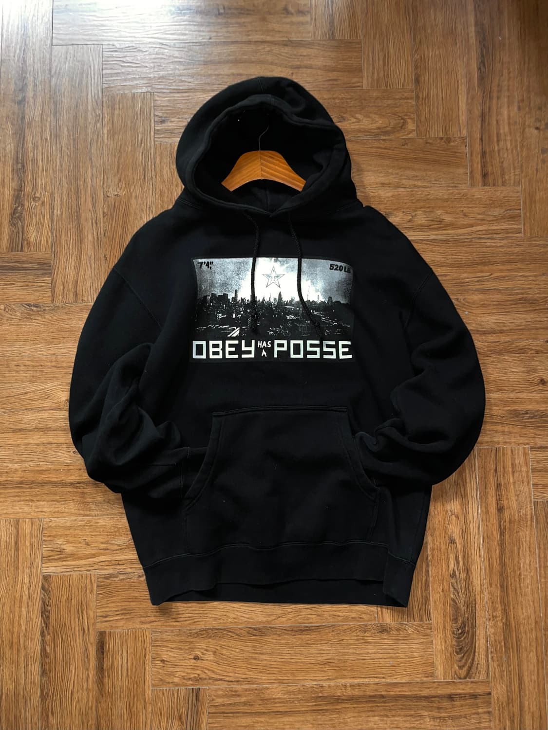 오베이 프린팅 후드티 상품이미지4