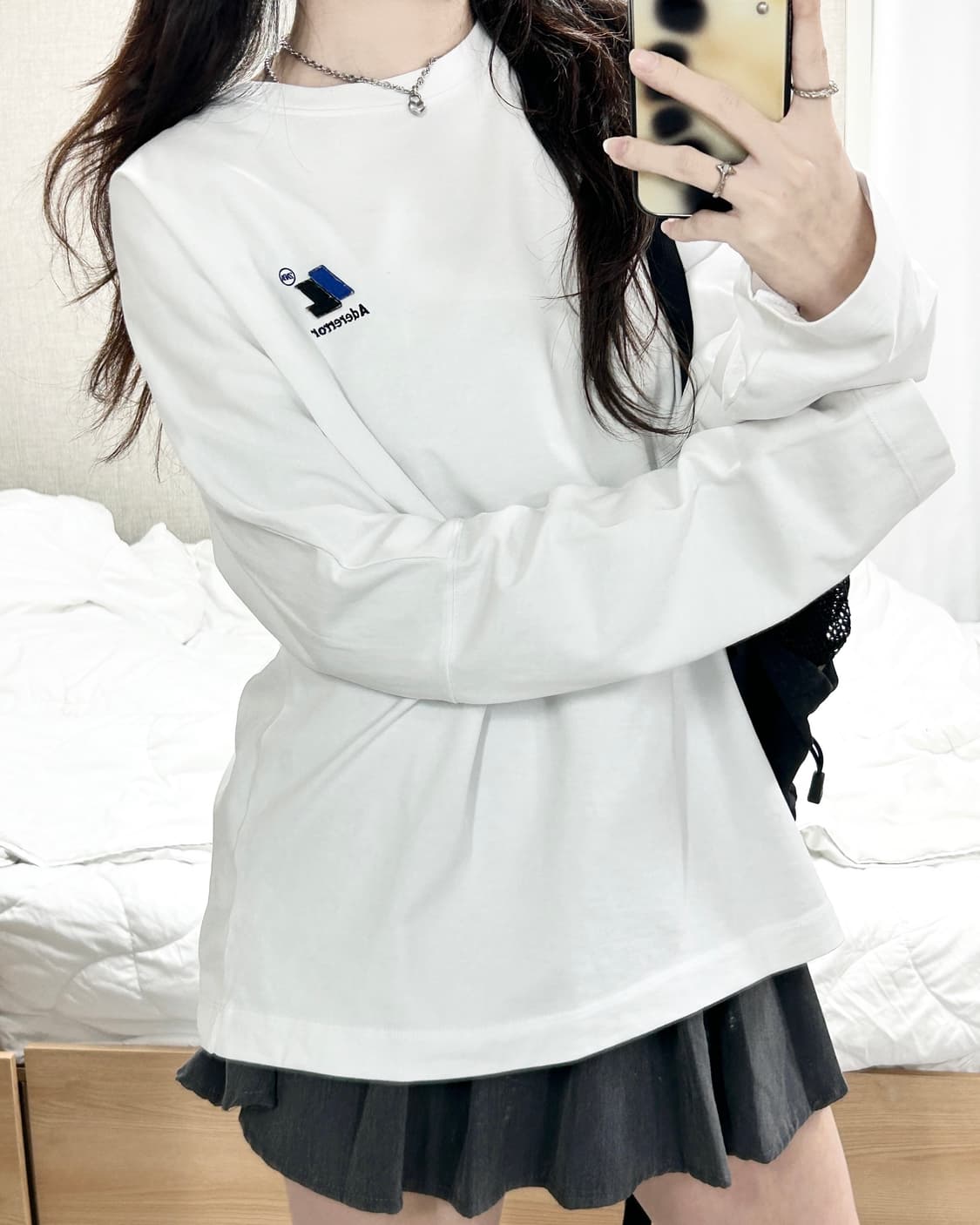 아더에러 x 자라 화이트 롱슬리브 상품이미지1