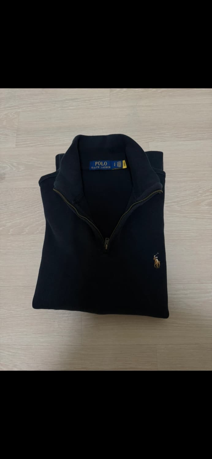 폴로 랄프로렌 블랙 반집업 스웨터 s 100사이즈 상품이미지1