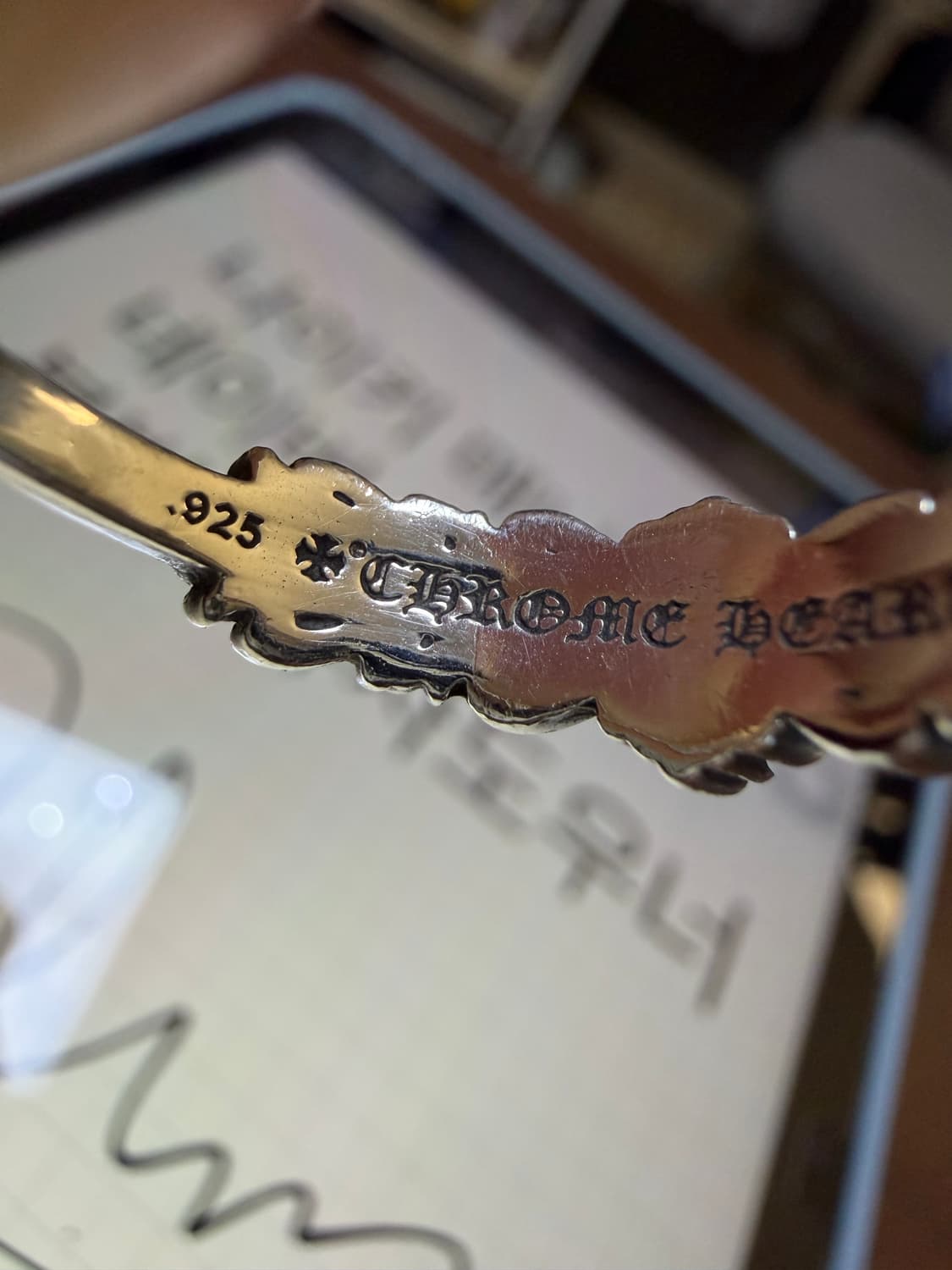 크롬하츠 베이비더블플로랄링 US 9.5 상품이미지7