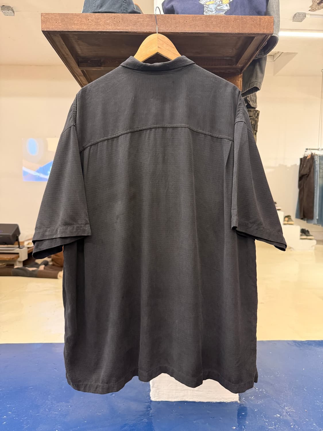 Tommy Bahama 포켓 블랙 반팔 셔츠 상품이미지7