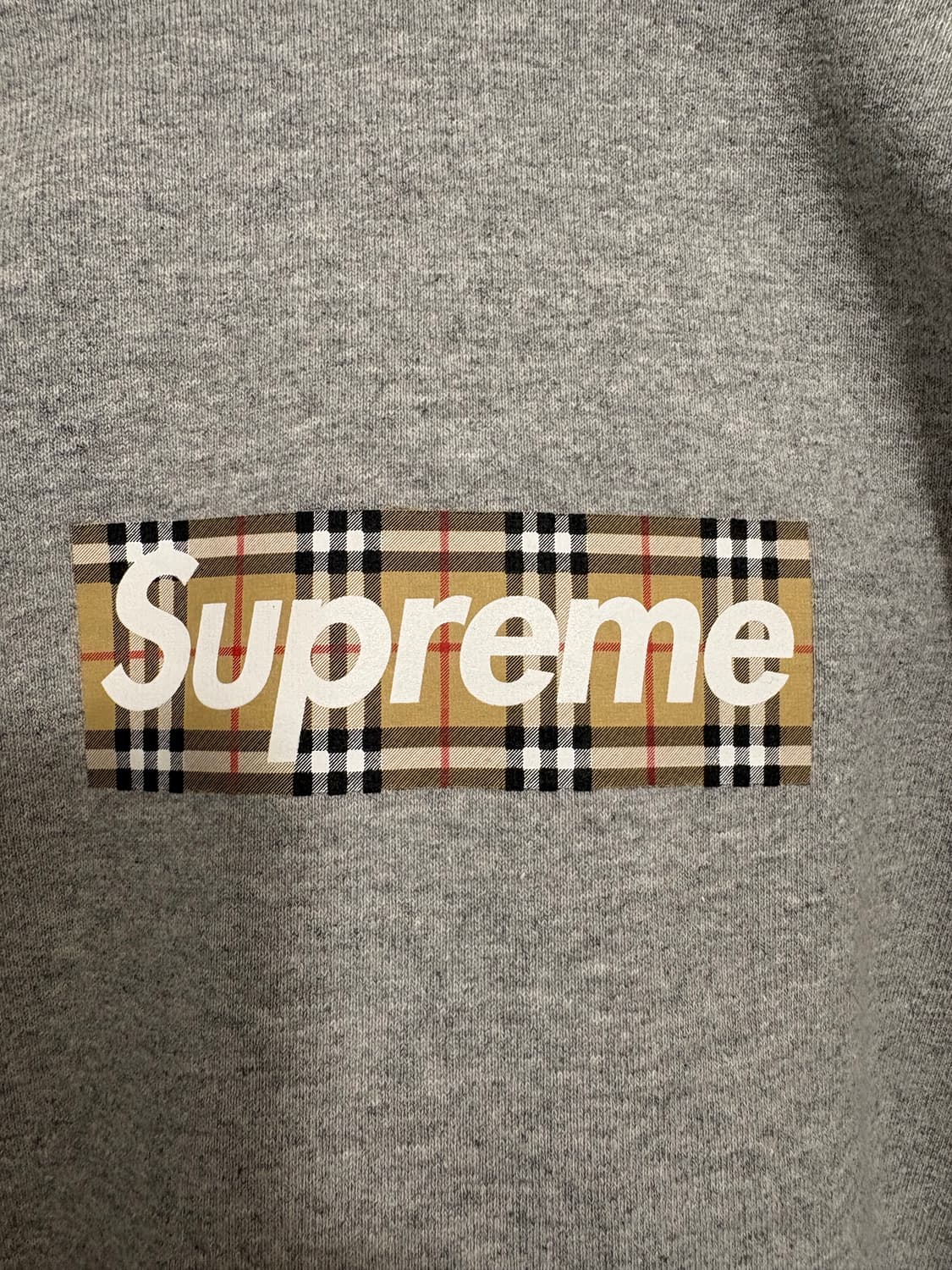 슈프림 버버리 박스로고 후드 상품이미지3