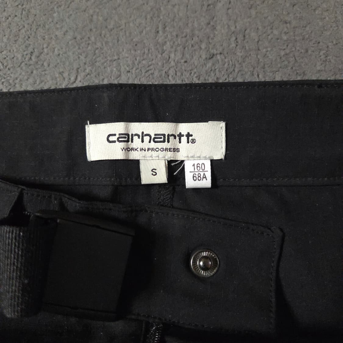 칼하트 wip 립스탑 허스트 미니 스커트 치마 S 블랙 상품이미지9