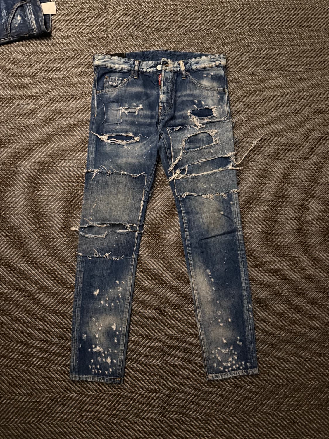 디스퀘어드 21ss 아이스 페인팅 디스 쿨가이 진 44 상품이미지1