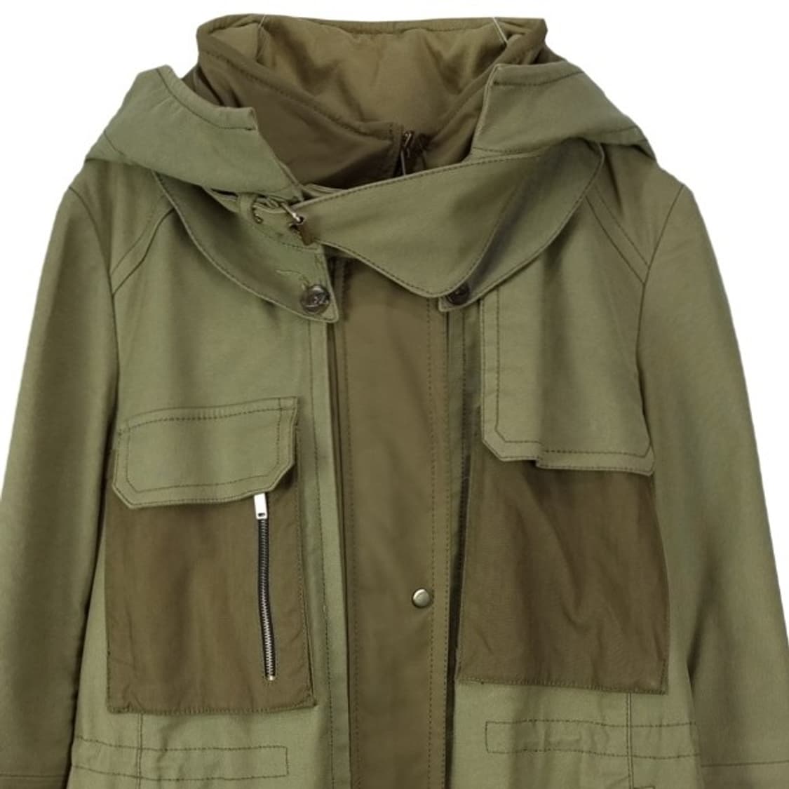 [시스템] 빈티지 워시드 코튼 후드 야상 자켓 M19322 상품이미지4