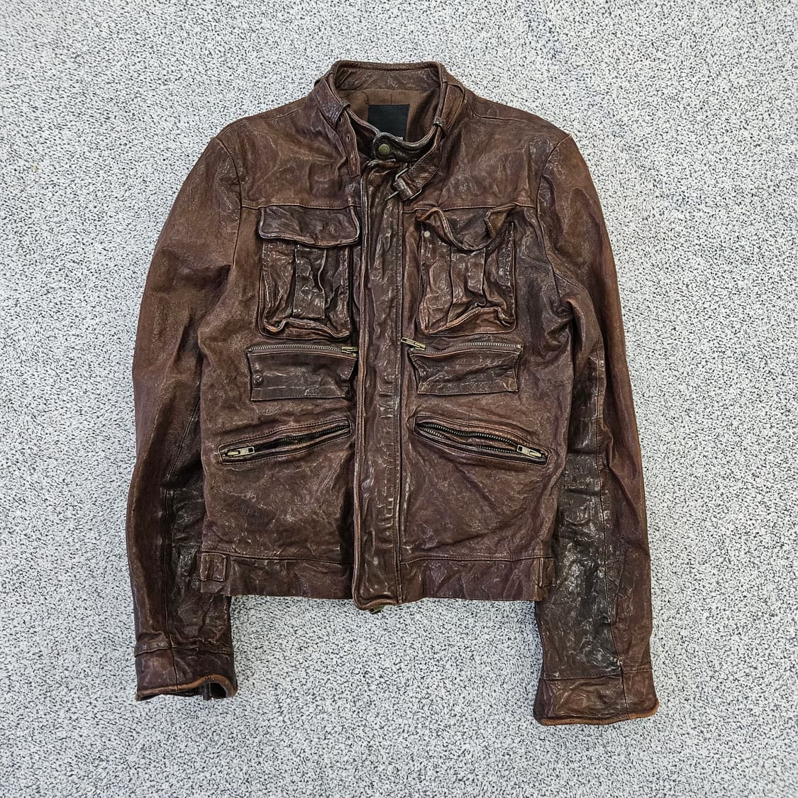 [100] 코데즈컴바인 브라운 양가죽 자켓 0102YH1 상품이미지2