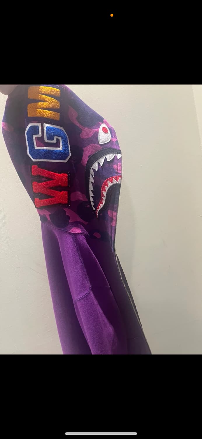 상태 좋은 베이프 샤크 후드티 상품이미지1