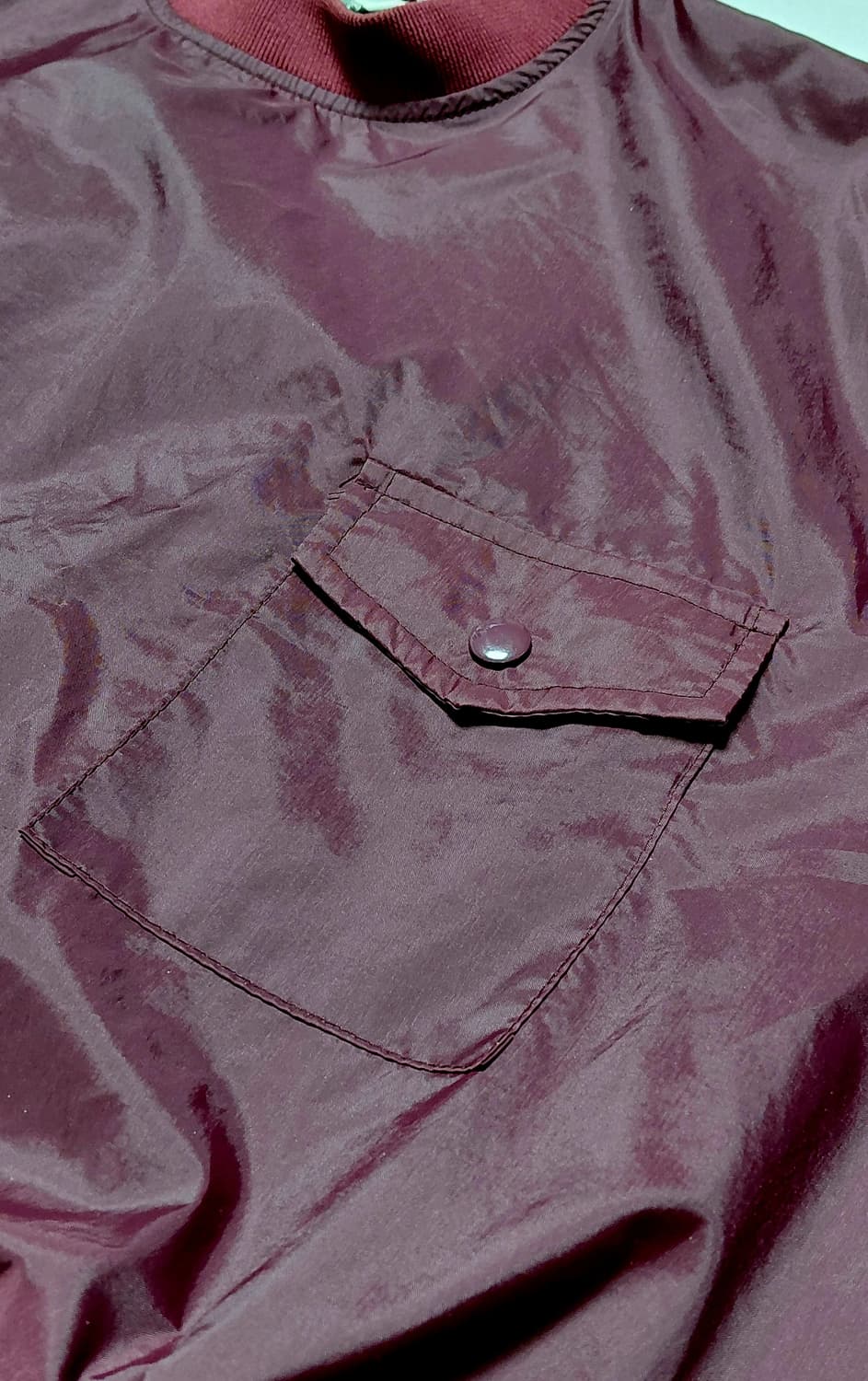 [XL] 빈티지 Field & Stream 나일론 포켓 풀오버 (버건디) 상품이미지8