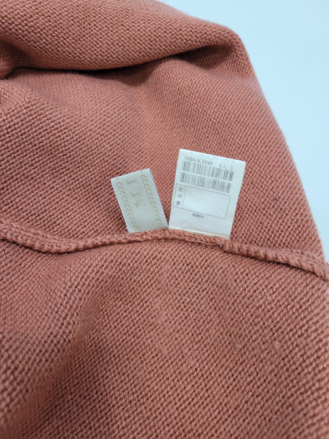 MINE 한섬 마인 모 100% 터틀넥 니트 스웨트 / 여 90 (F)
 상품이미지8