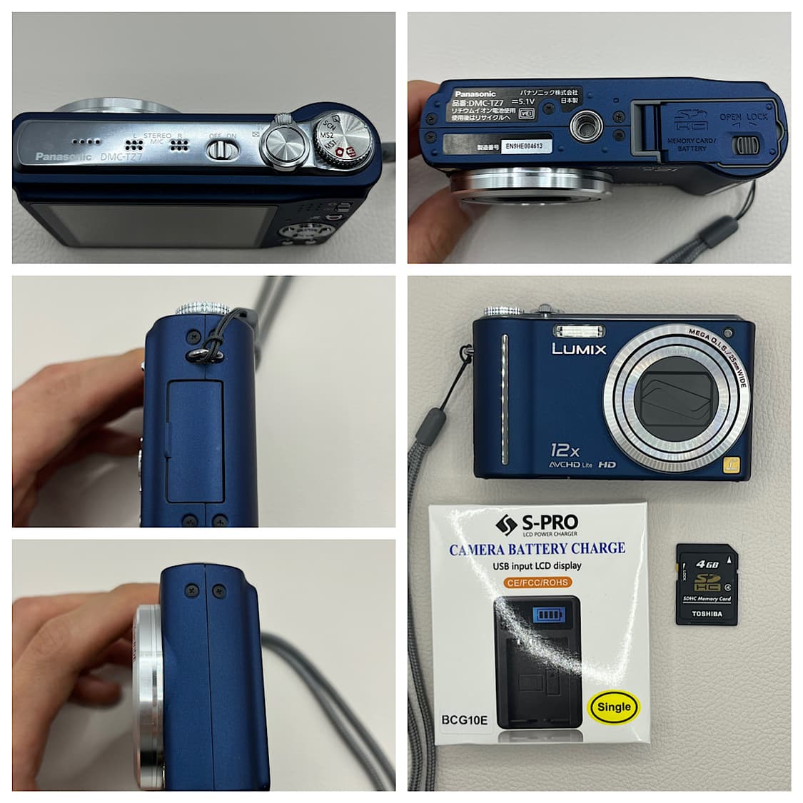 Panasonic Lumix Dmc-TZ7 빈티지 디지털 카메라 라이카 상품이미지2