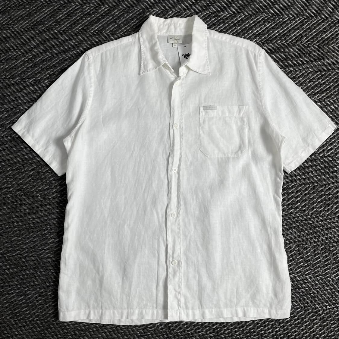 00s 캘빈클라인 아카이브 린넨 반팔 셔츠 y 3280 상품이미지2