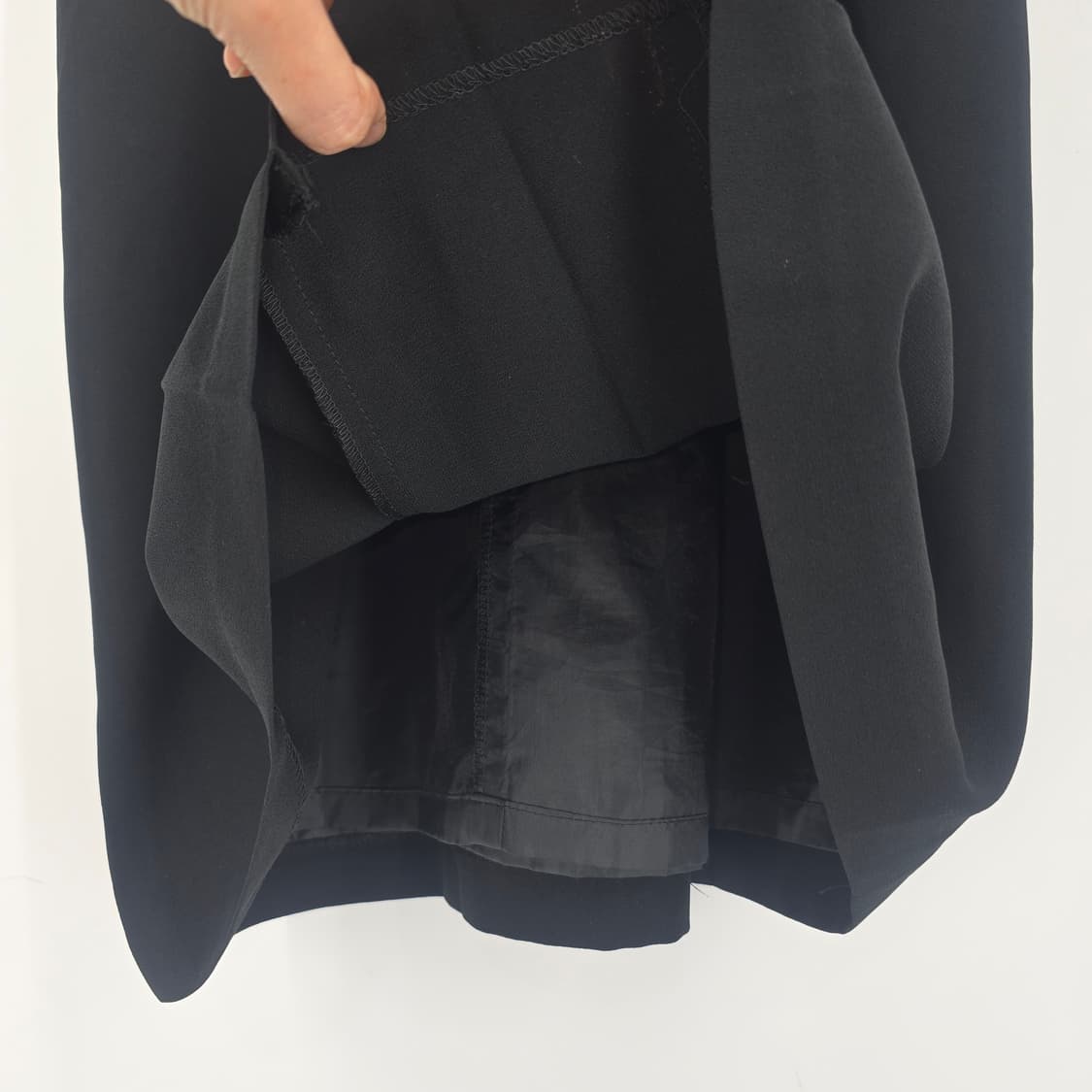 CECILENE 일본빈티지 블랙 반팔 하객록 원피스 상품이미지6