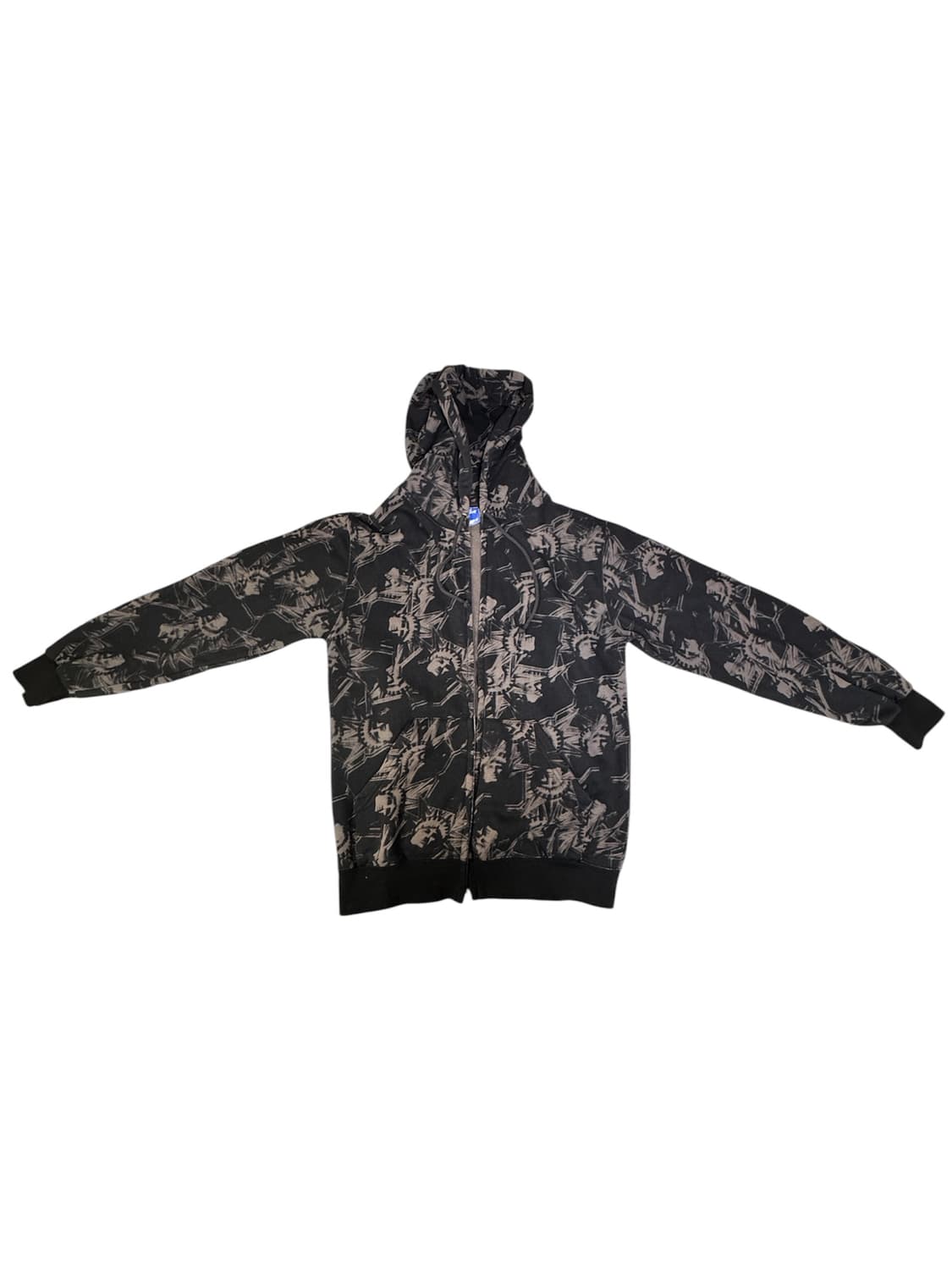 빈티지 00s 스와거 SWAGGER 자유의 여신상 집업 후드 L 상품이미지1