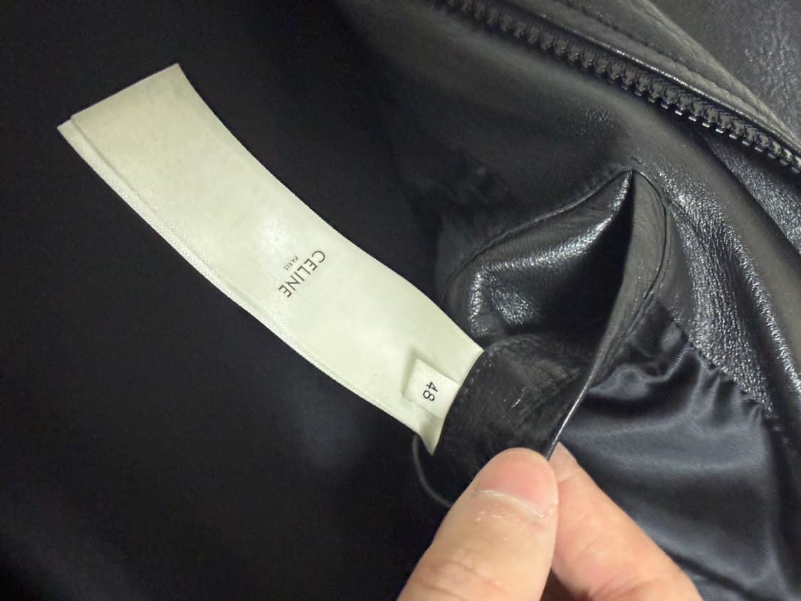 셀린느 레더 블루종 상품이미지3