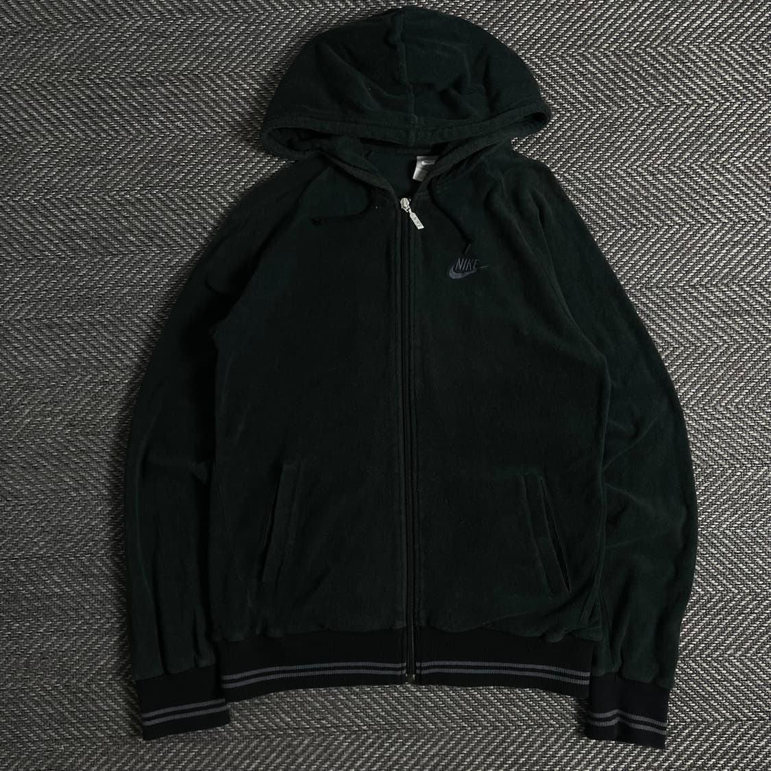 나이키 퓨추라 로고 벨벳 후드 트랙탑 져지y 3329 상품이미지2