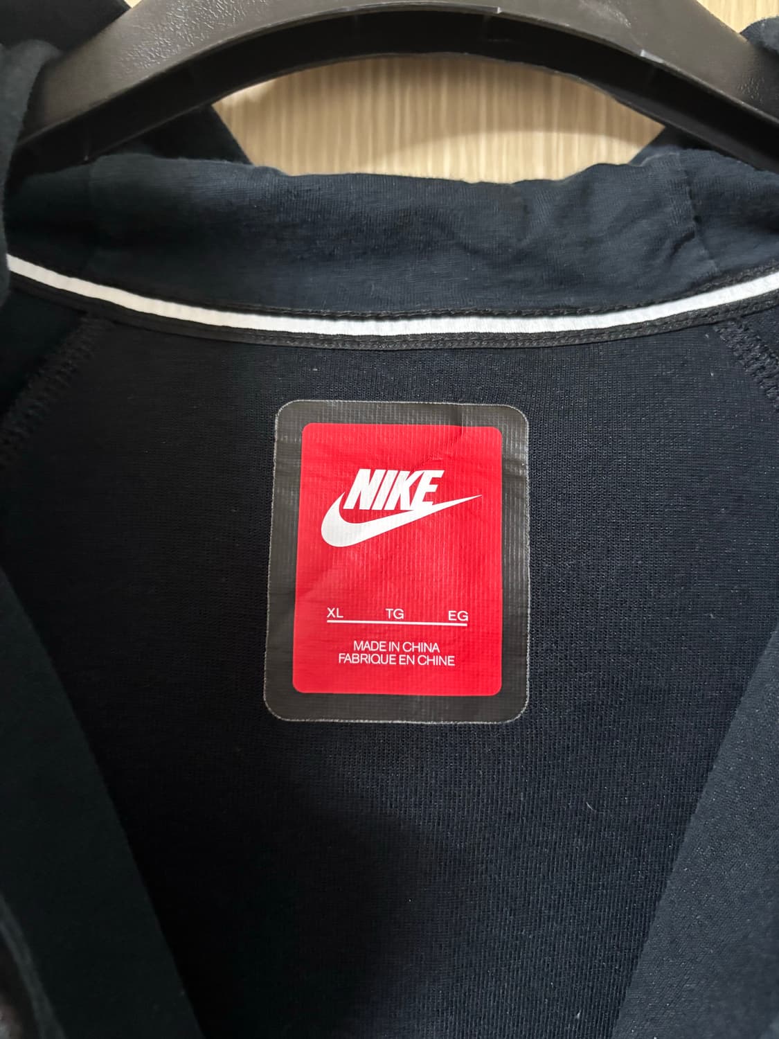 나이키 테크 후드집업 블랙 상품이미지3