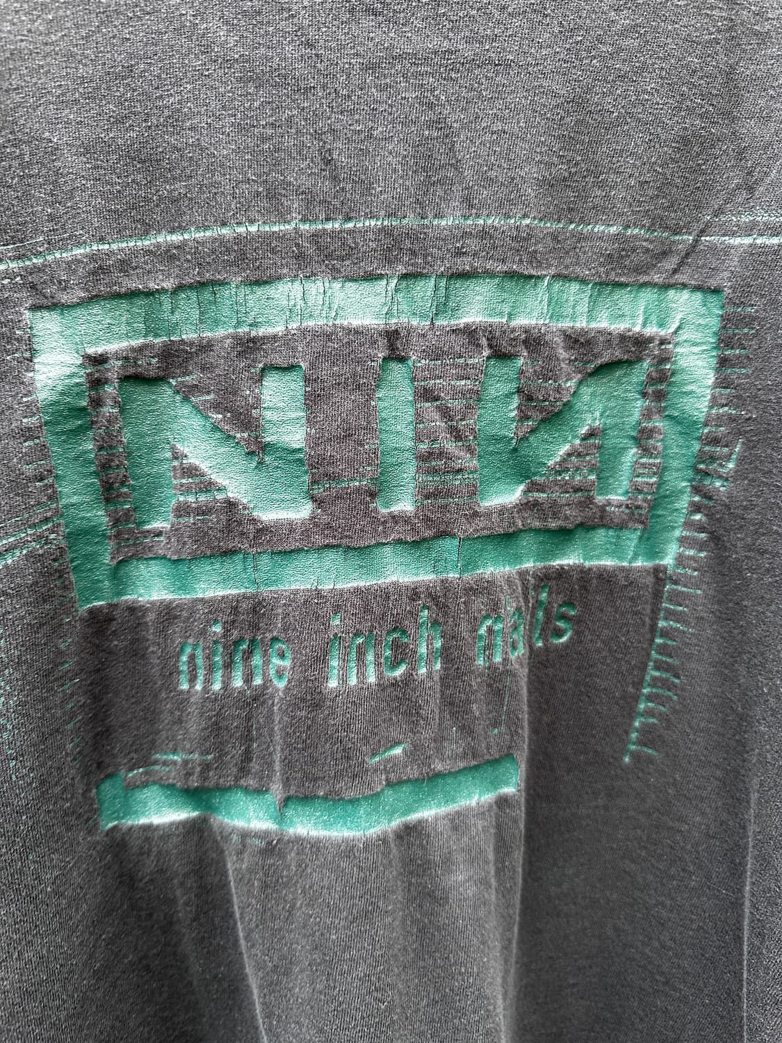90s og 나인인치네일스 nothing 밴드티 상품이미지3