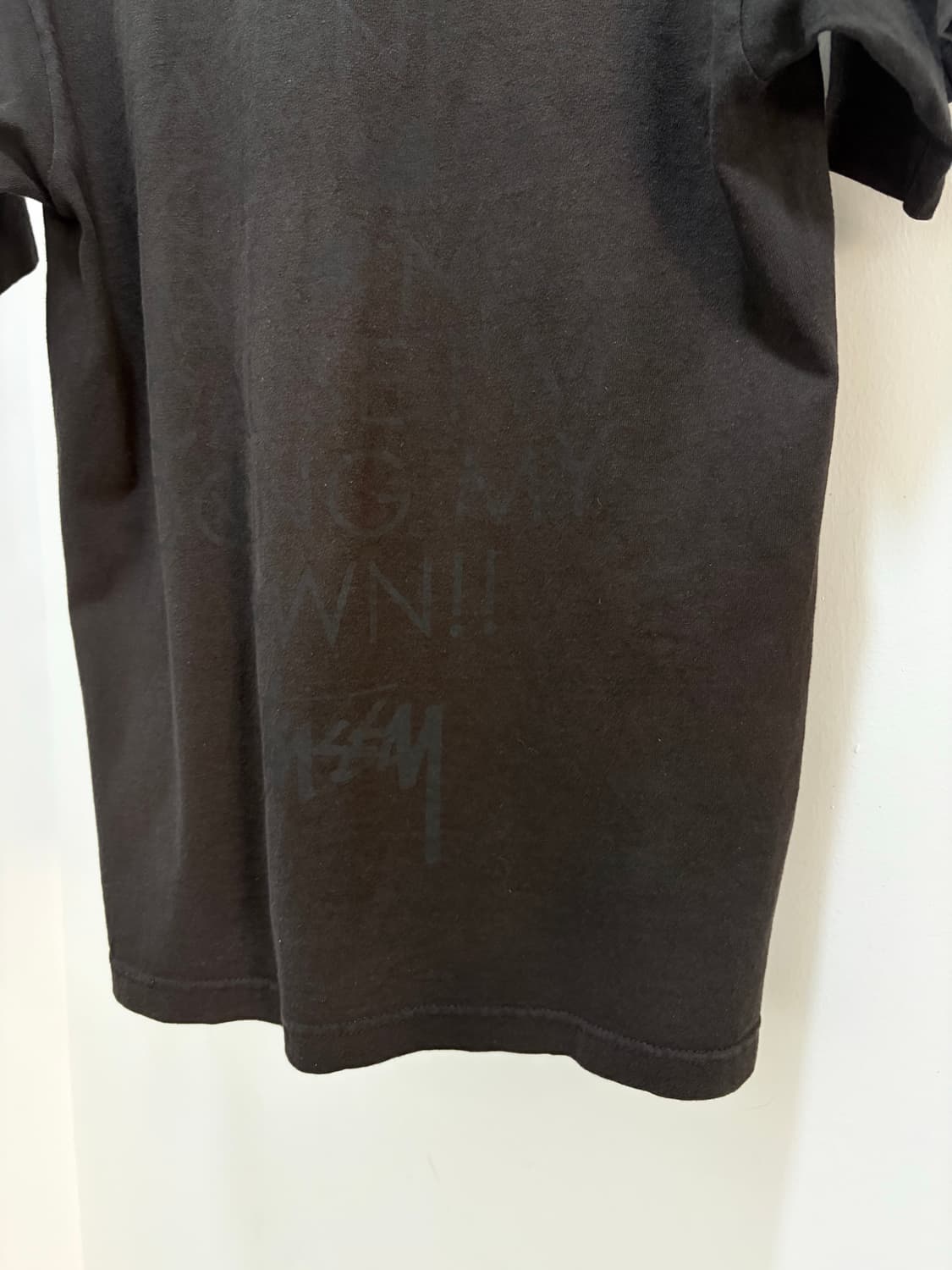  00s Stussy 크라운 프린팅 반팔 티셔츠 상품이미지8