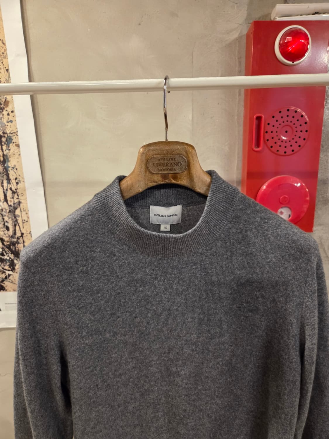 솔리드옴므 캐시미어 모호크넥니트 상품이미지2