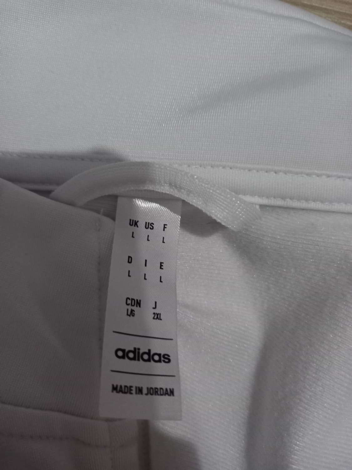 아디다스 레알마드리드 화이트 블루 흰파 트랙탑 저지 져지집업 100/L 상품이미지4