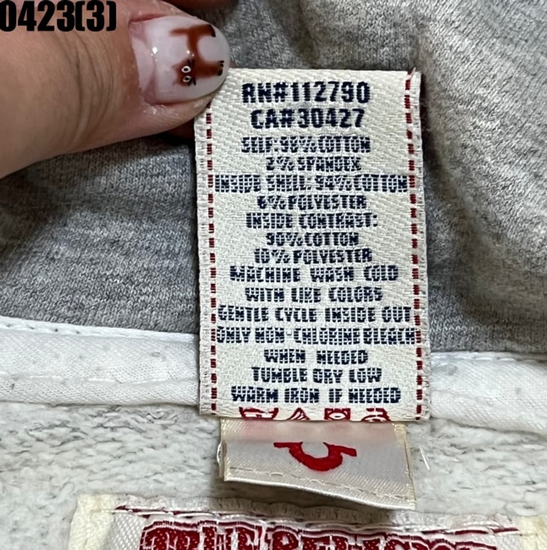 트루릴리전 후드집업 조끼 자켓 상품이미지4