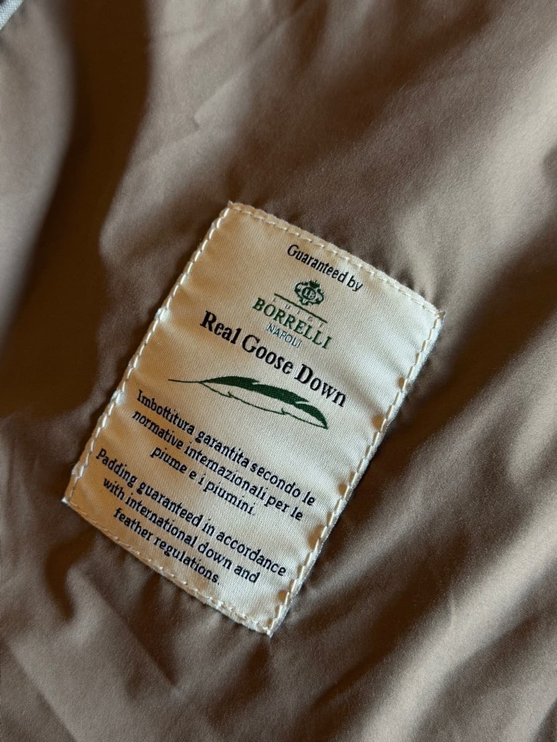 루이지 보렐리 구스다운 패딩 자켓 105 상품이미지4