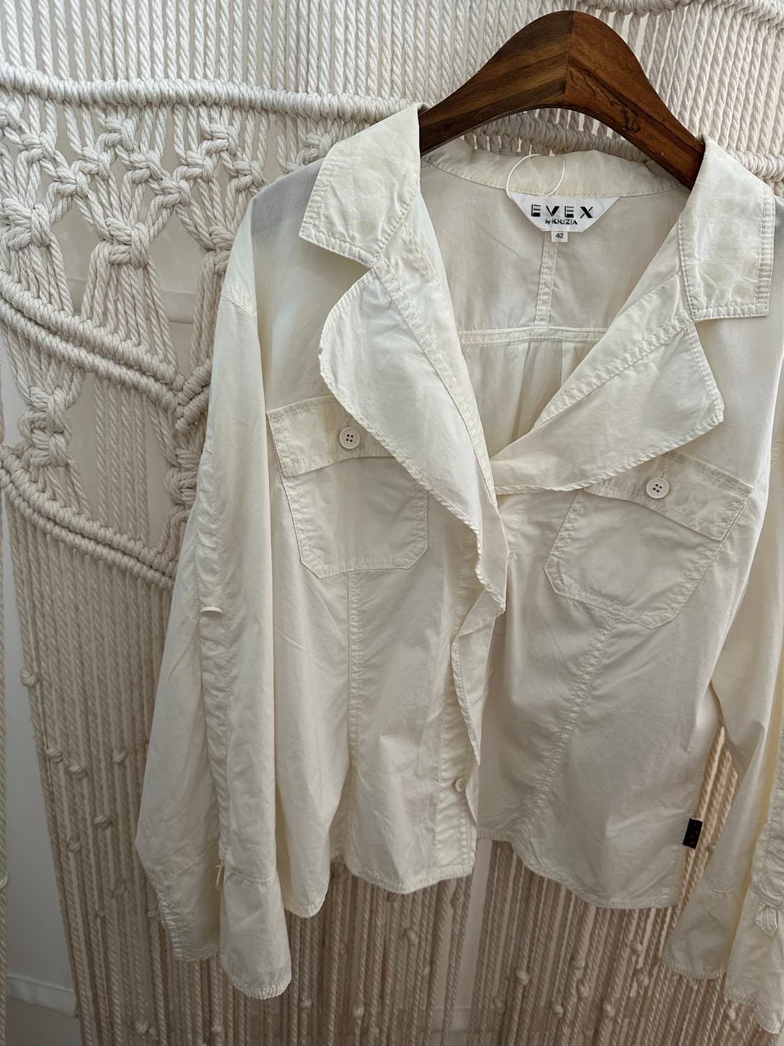 내추럴 포켓 카라 셔츠 자켓 상품이미지3