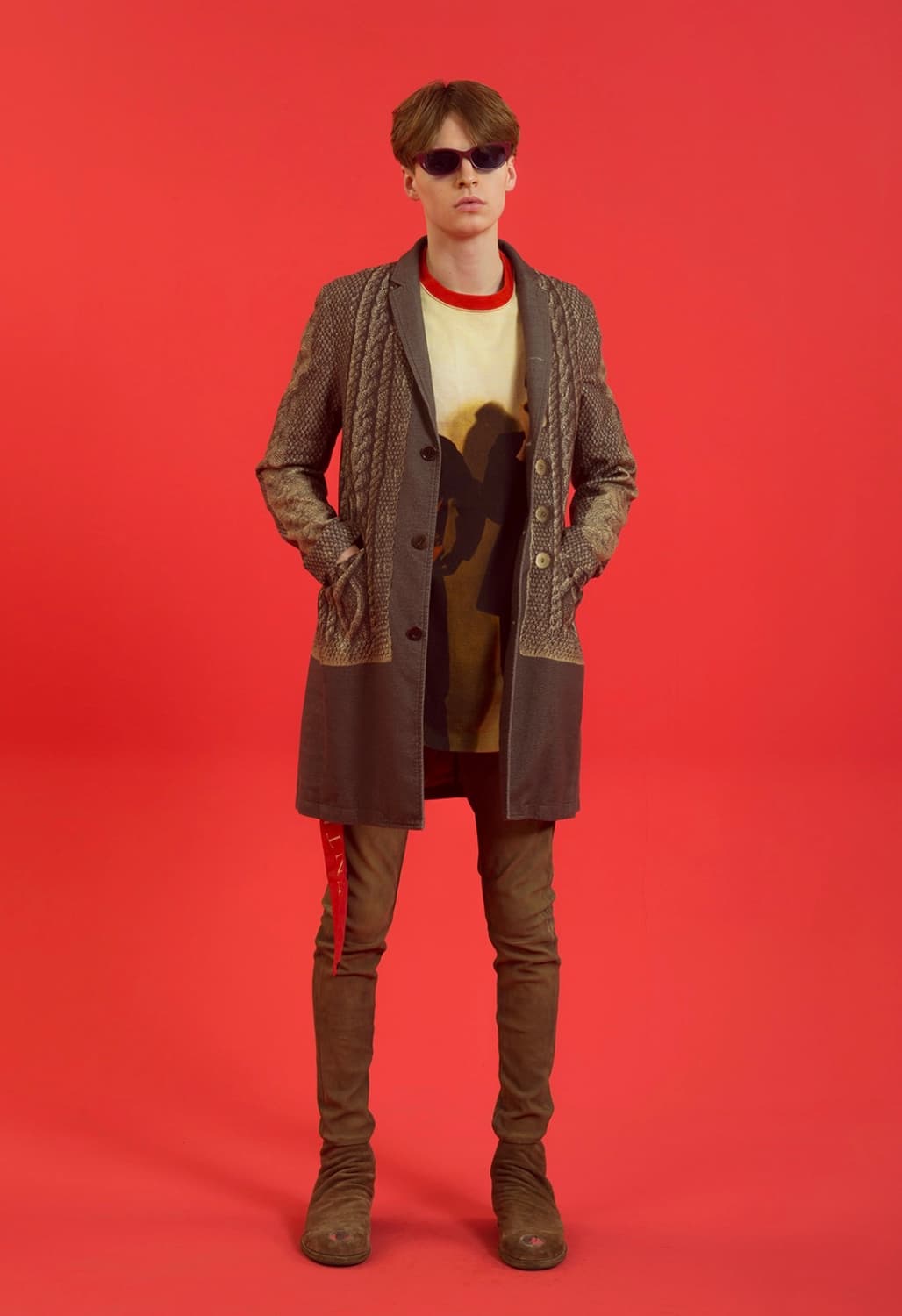 언더커버 텔레비전 레더 팬츠 상품이미지10