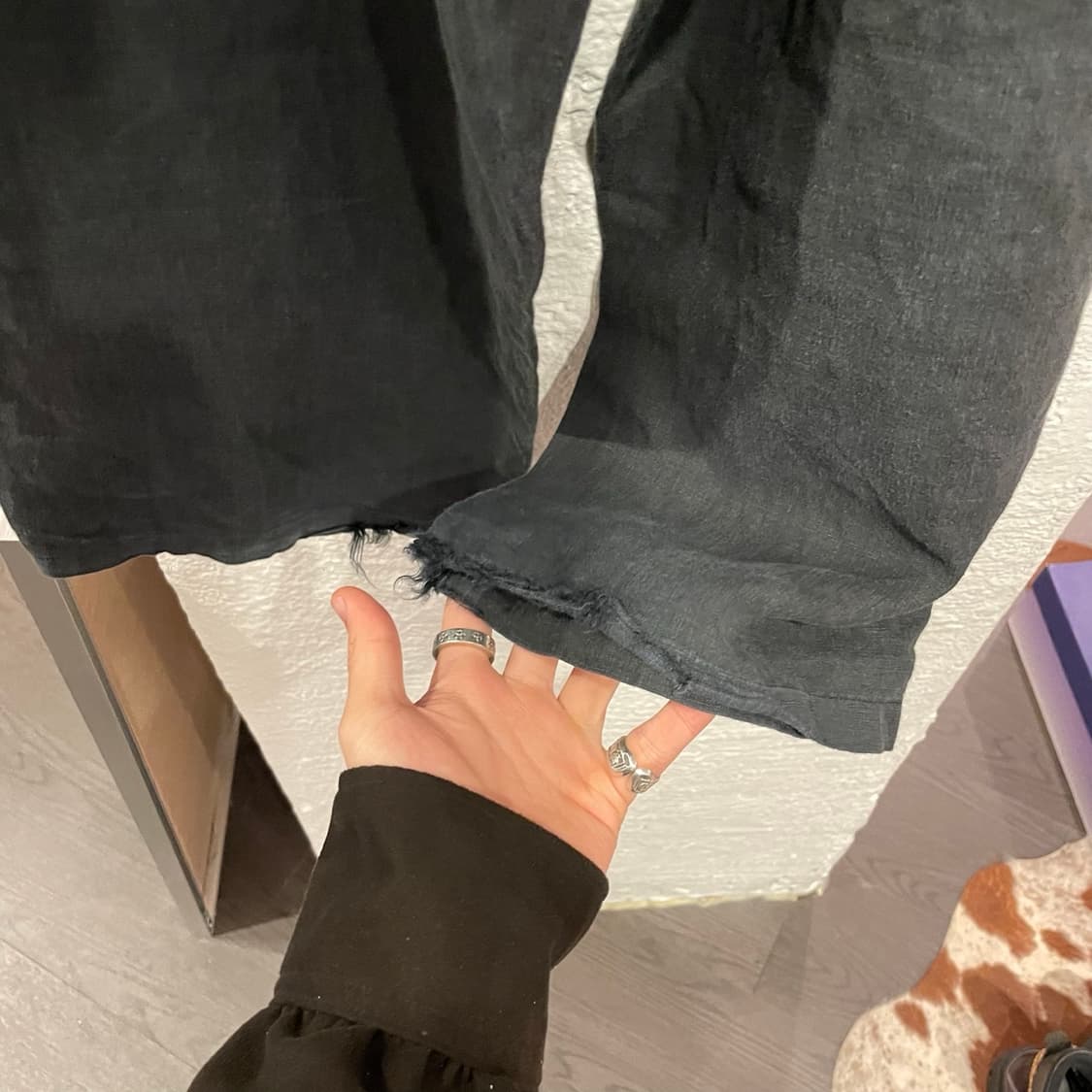 요지야마모토 뿌르옴므 오버사이즈 팬츠 상품이미지4