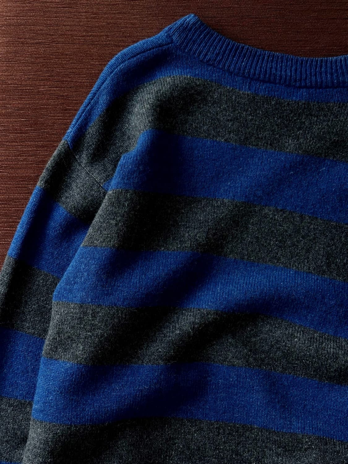 Middle gauge border knit TOP 상품이미지5