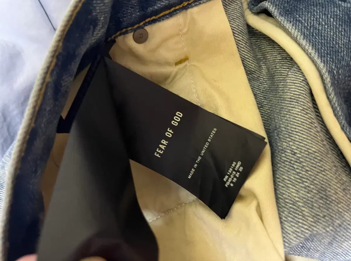 피어 오브 갓 7th 3years 데님 팬츠 상품이미지4