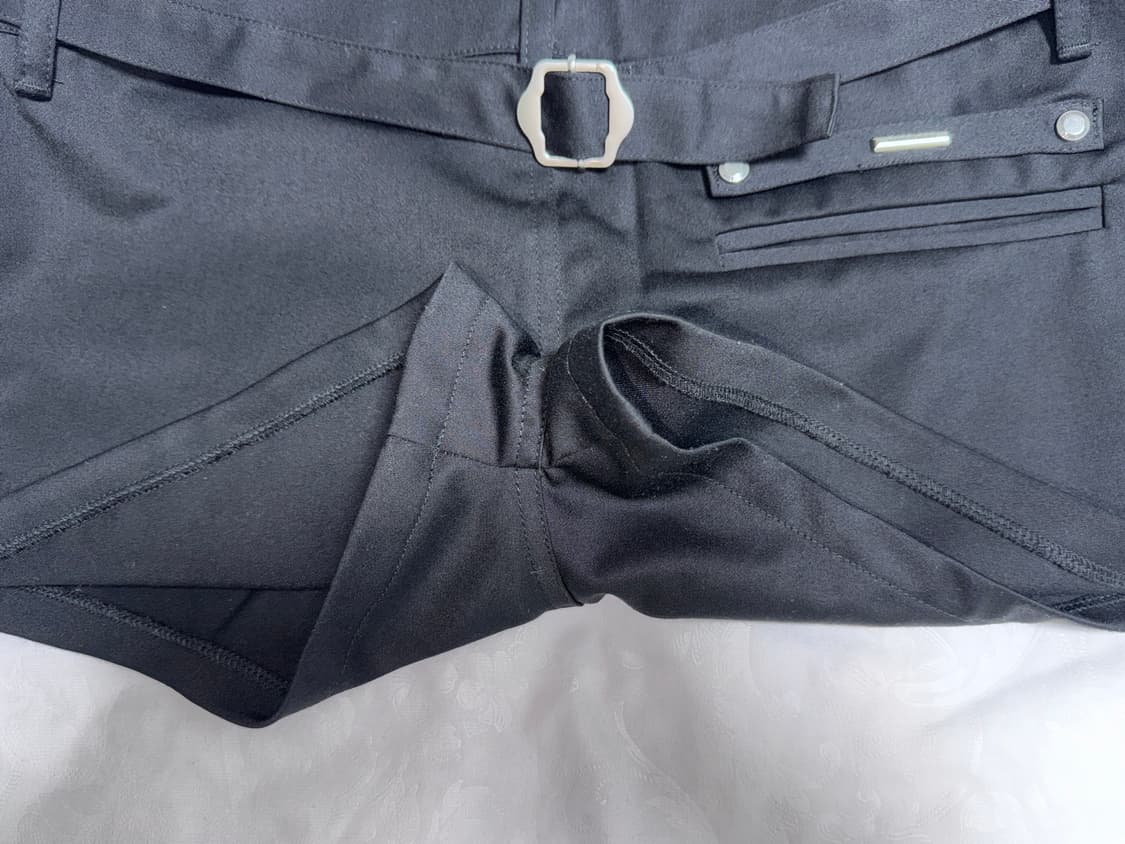 배드블러드 badblood 프로토 개버딘 마이크로 쇼츠 블랙 상품이미지7