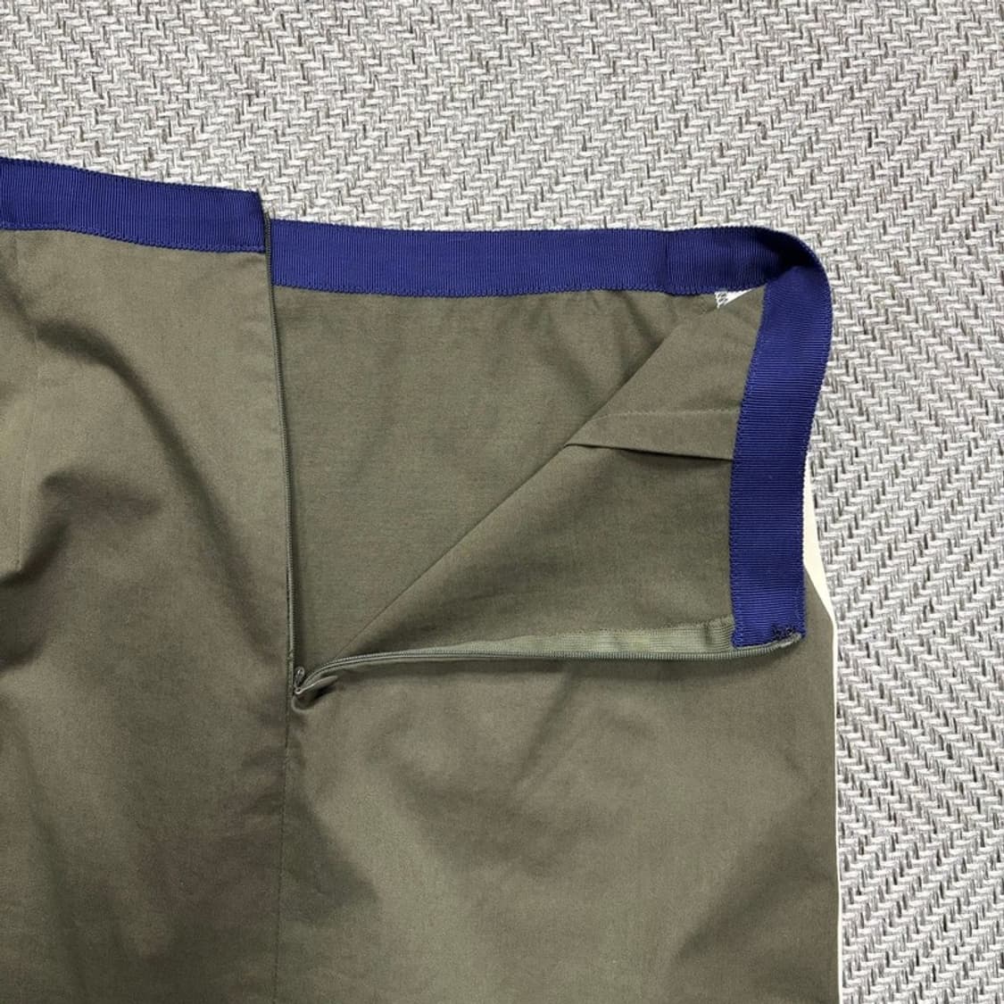 아떼바네사 브루노 배색 스커트 v0265 상품이미지4