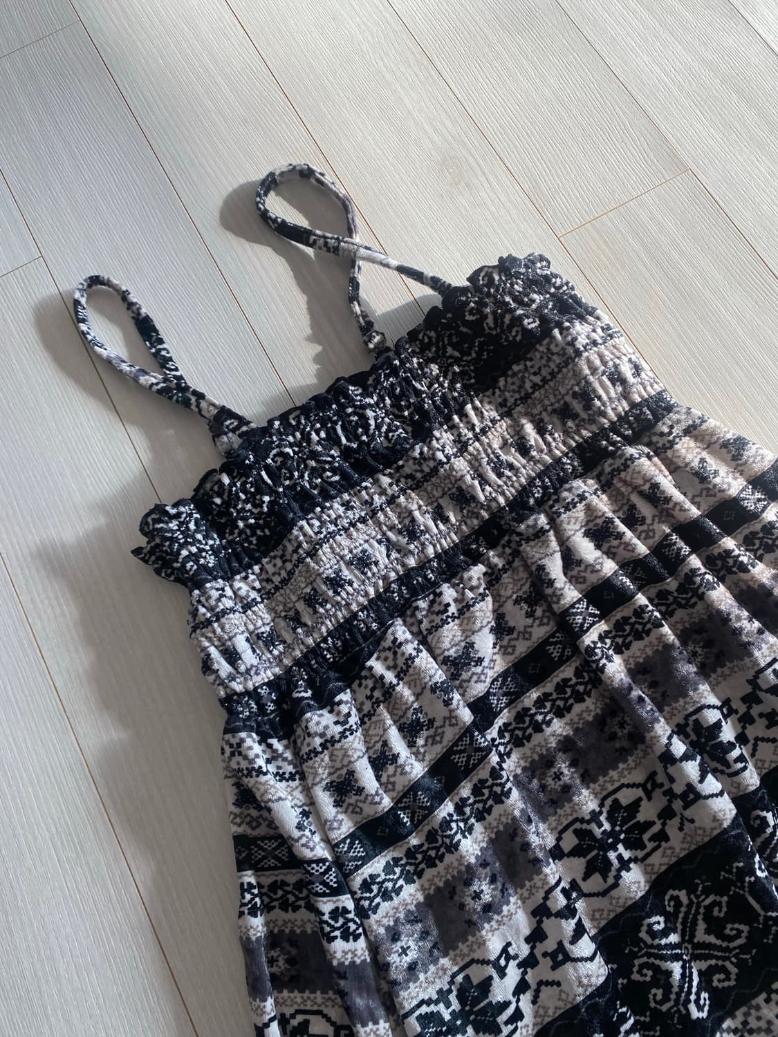 오리엔탈 벨벳 원피스 상품이미지2