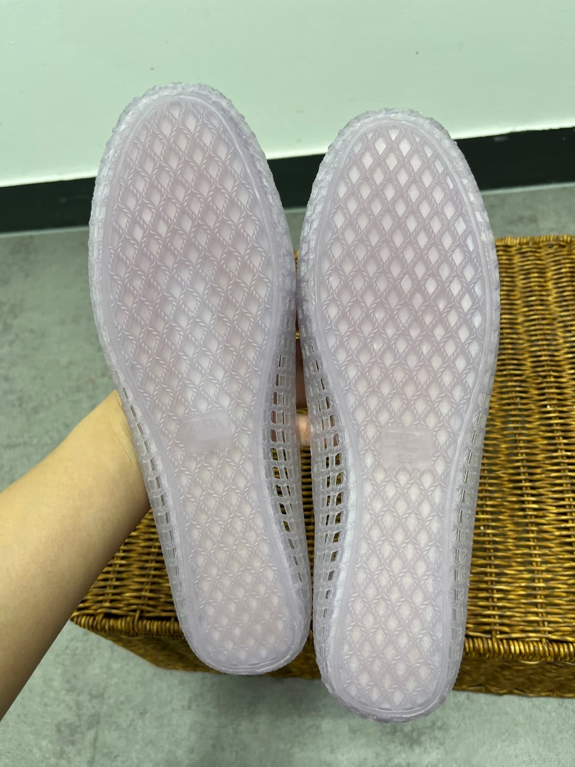 Zara 연보라 젤리슈즈 39 상품이미지2