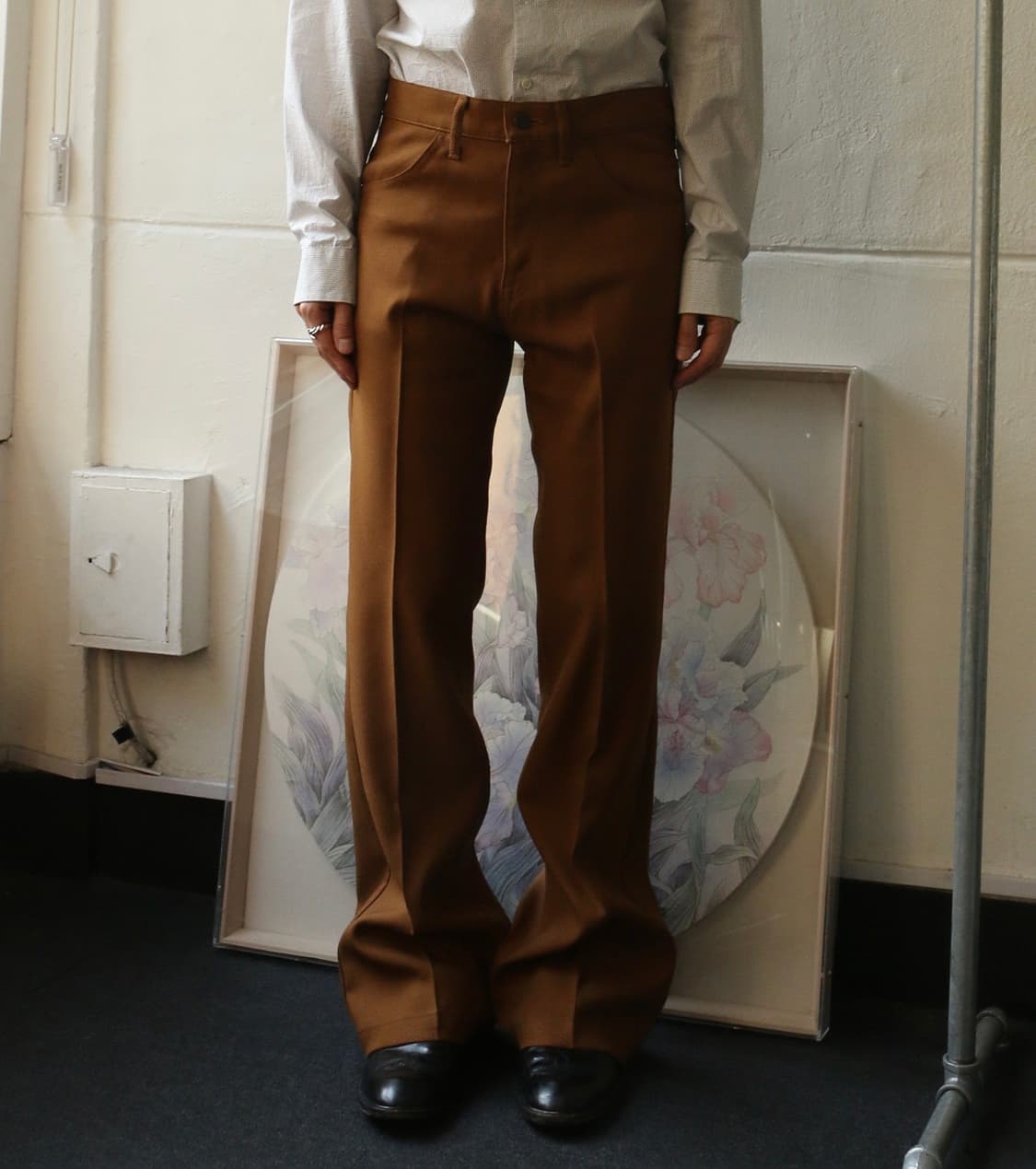 다이리쿠 브라운 부츠컷 트라우저 상품이미지1