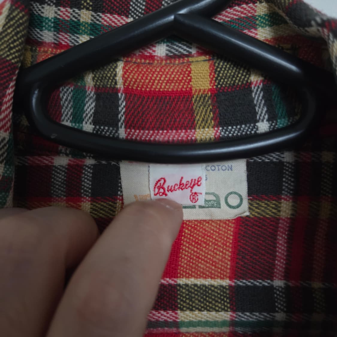 Buckeye 아메리칸 플란넬 체크 셔츠 L(100) 상품이미지3