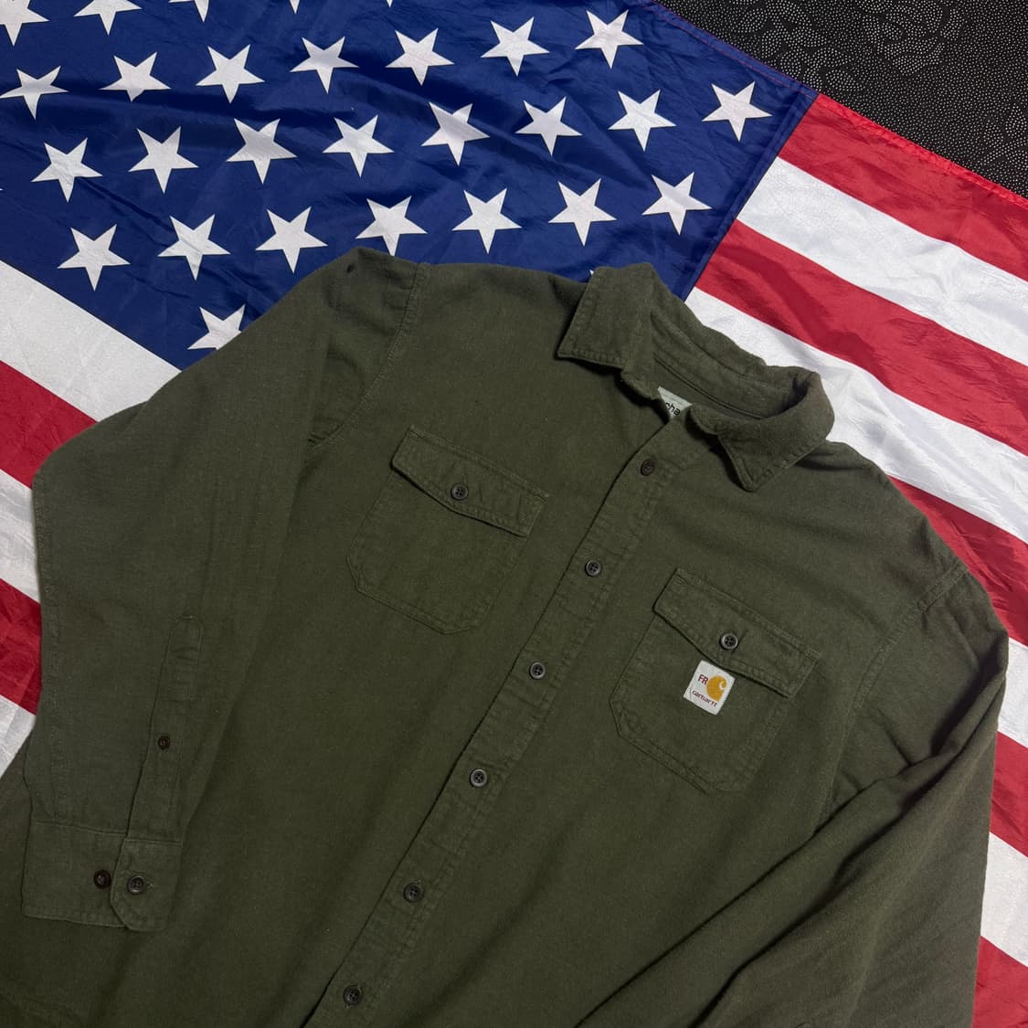 carhartt 칼하트 리메이크 워크 울 셔츠 - no,3 상품이미지2