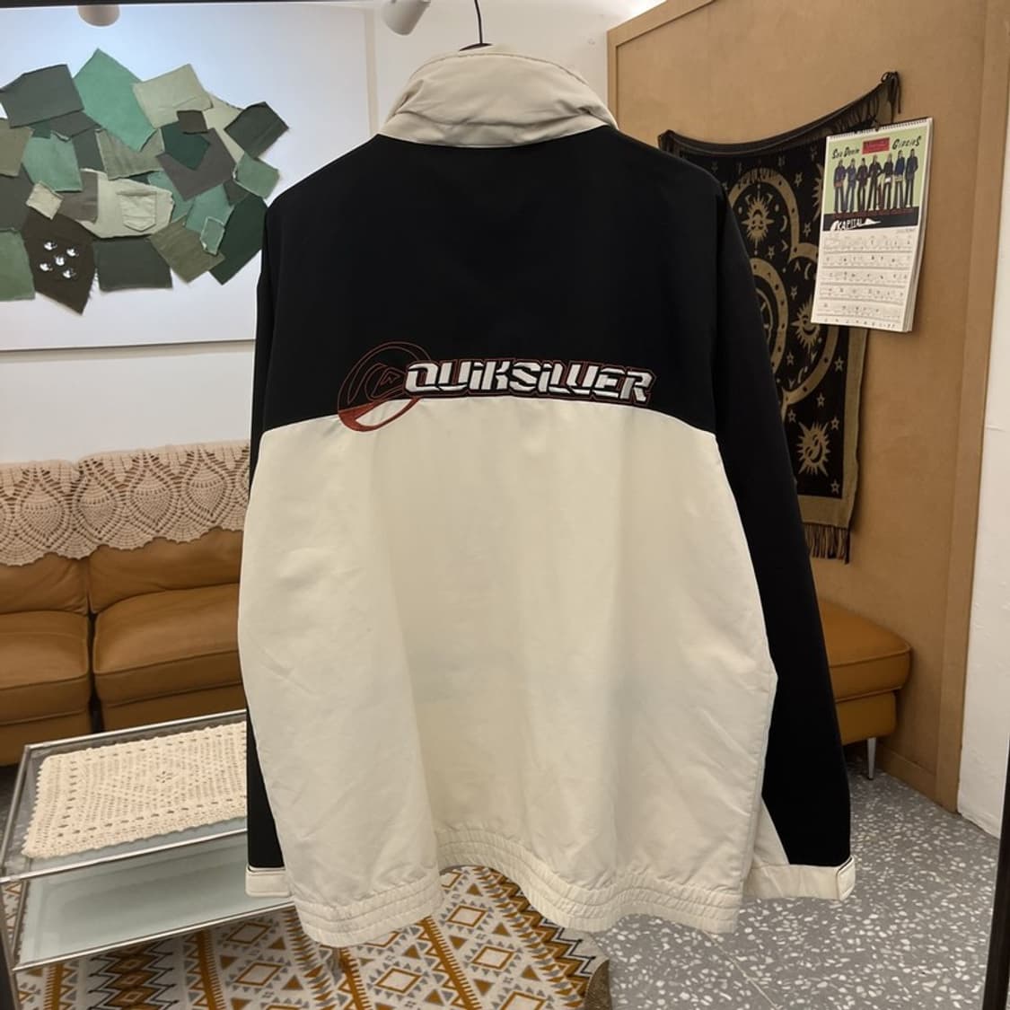 퀵실버 캐주얼 빈티지 보딩 오버핏 바람막이 자켓 XL C10937 상품이미지4